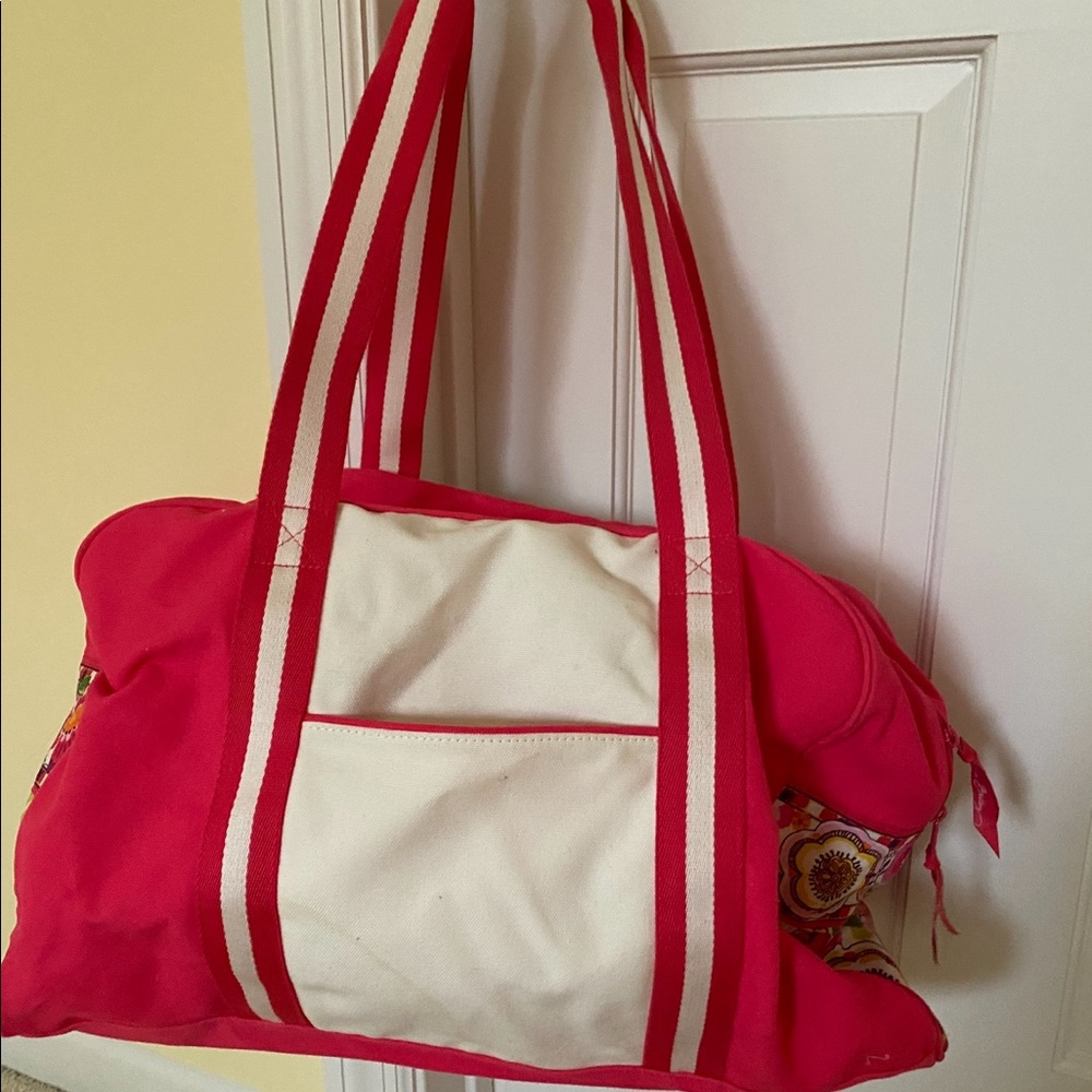 Vera Bradley canvas duffle bag